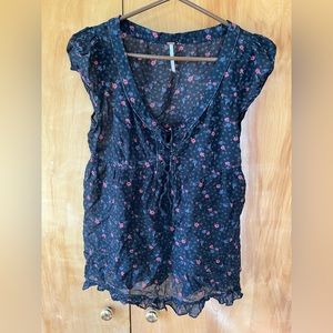 Free People Femme Floral Tunic